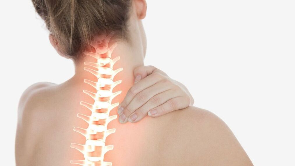 Osteochondrosis v oblasti děložního čípku